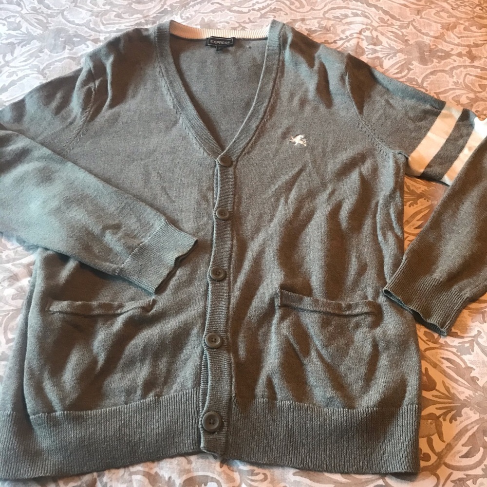 Men’s Express cardigan sweater